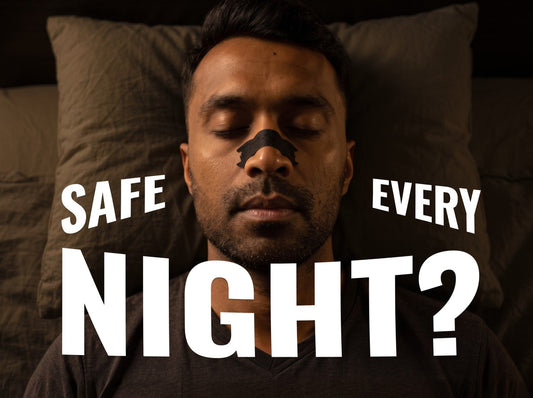 Are nasal strips safe to use every night? Awesome Sleep nasal strips.