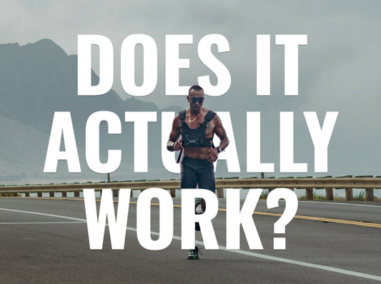 Runner wearing an Awesome Sleep nasal strip during a run