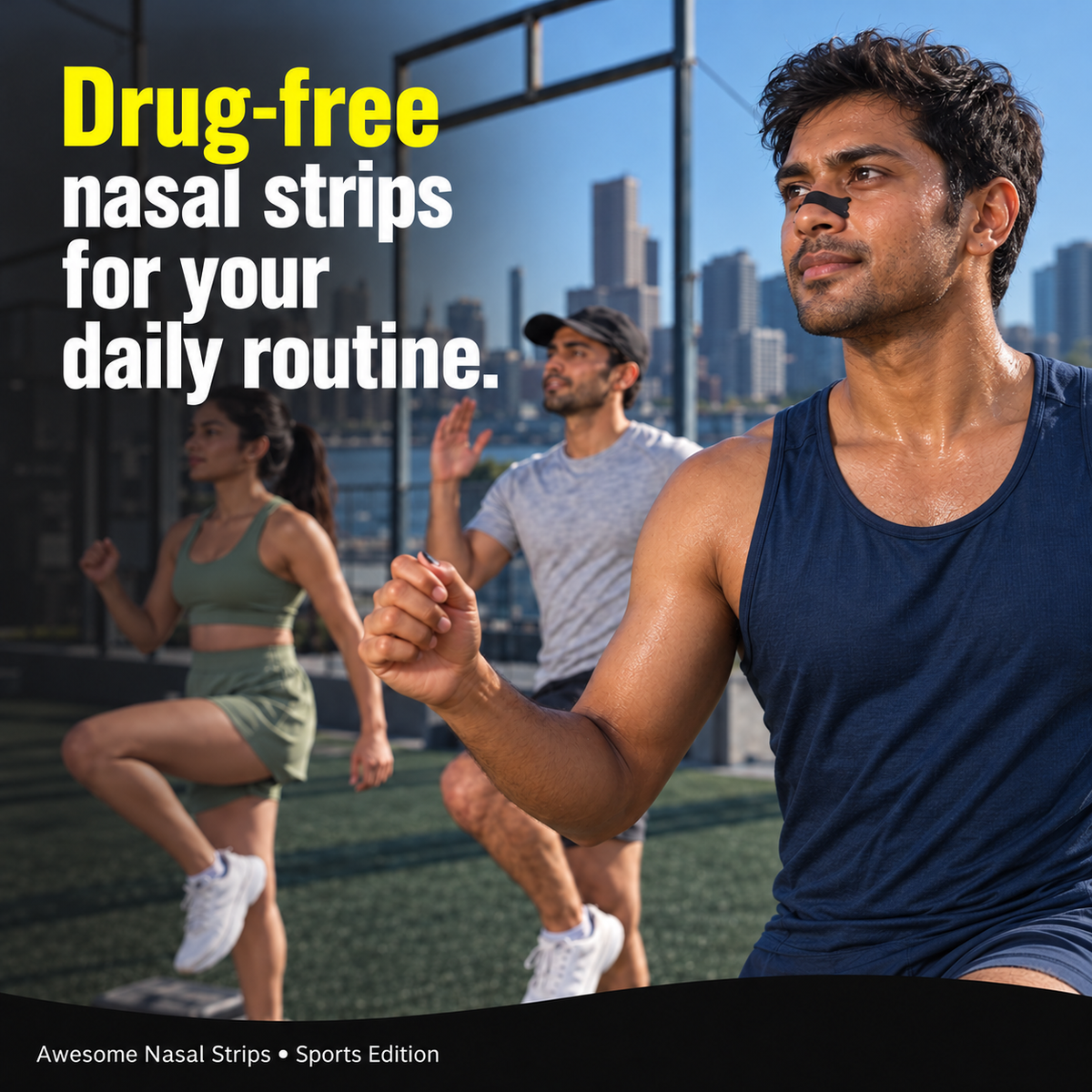 Nasal strips for running