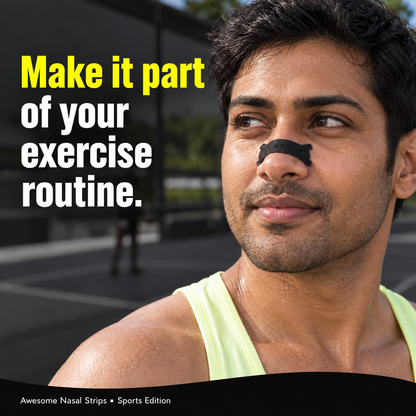 Nasal strips for running