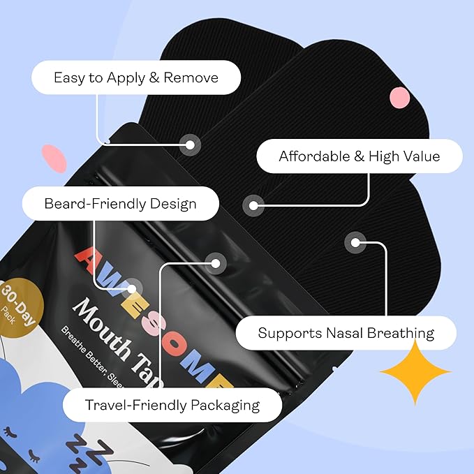 nasal breathing support tape