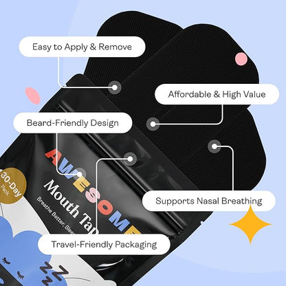 nasal breathing support tape