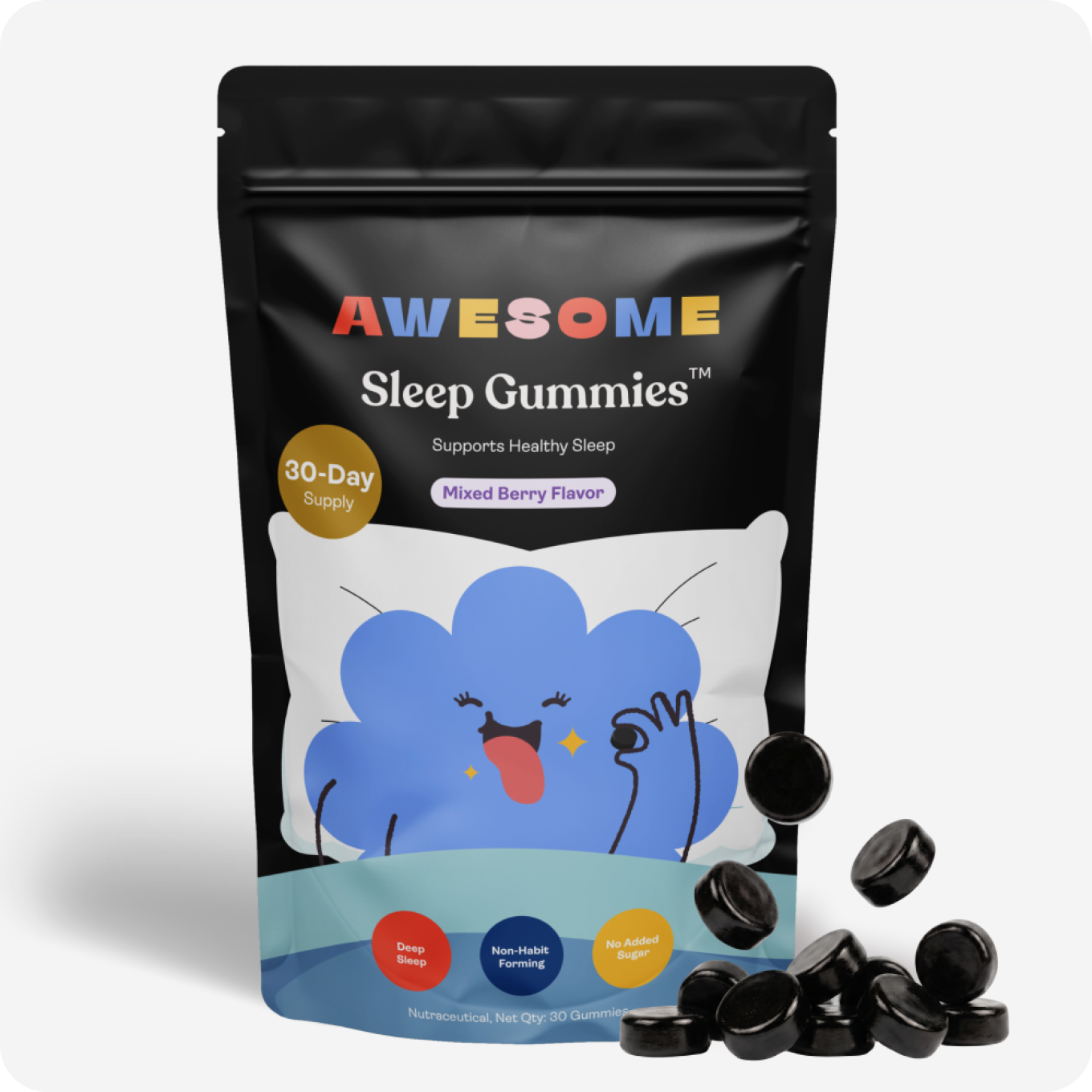 Awesome Sleep Gummies (Non-Habit-Forming)