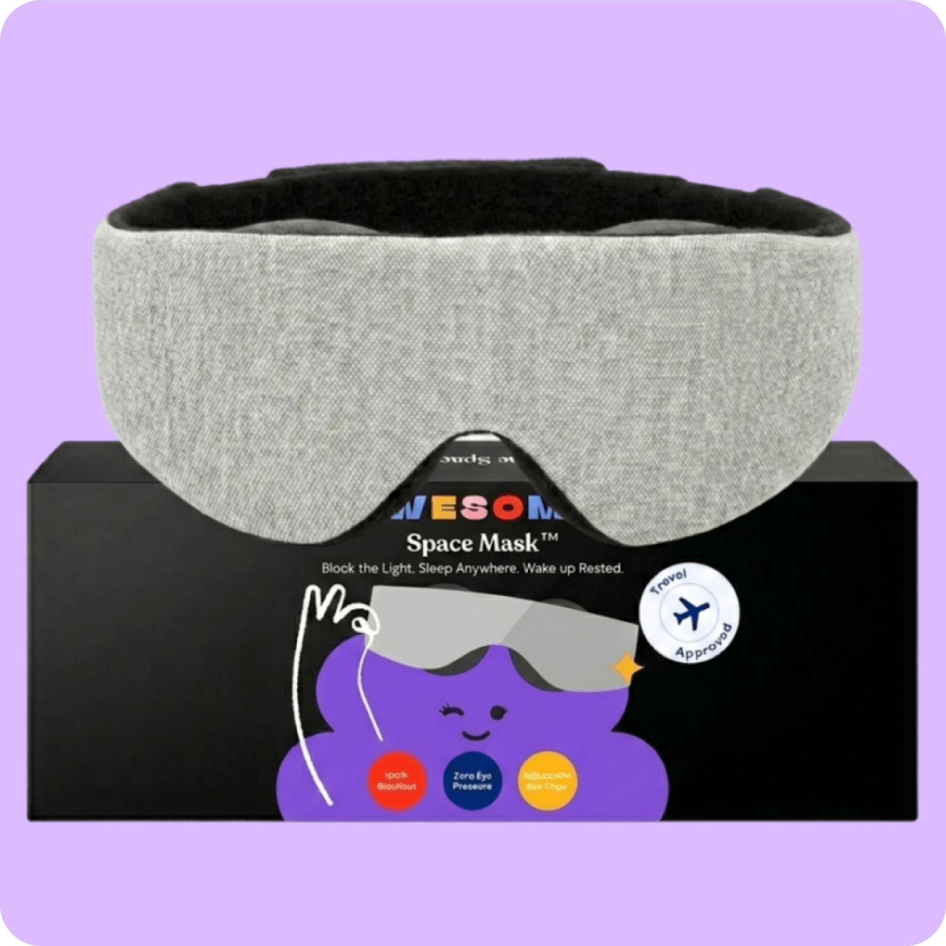 100% Blackout Sleeping Eye Mask