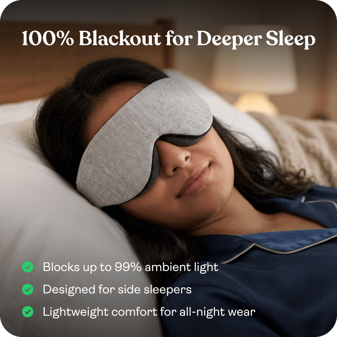 100% Blackout Sleeping Eye Mask