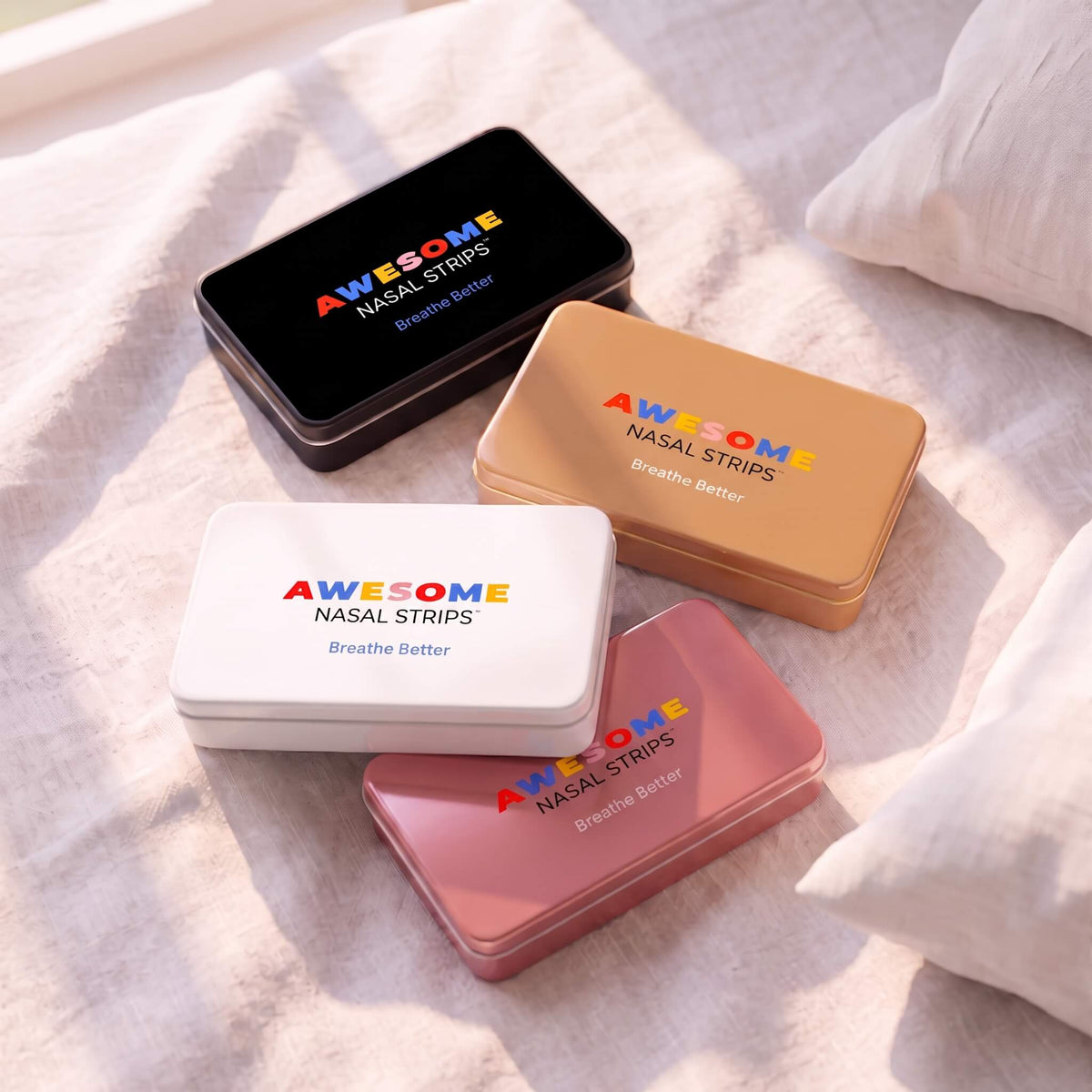 Nasal strips for breathing