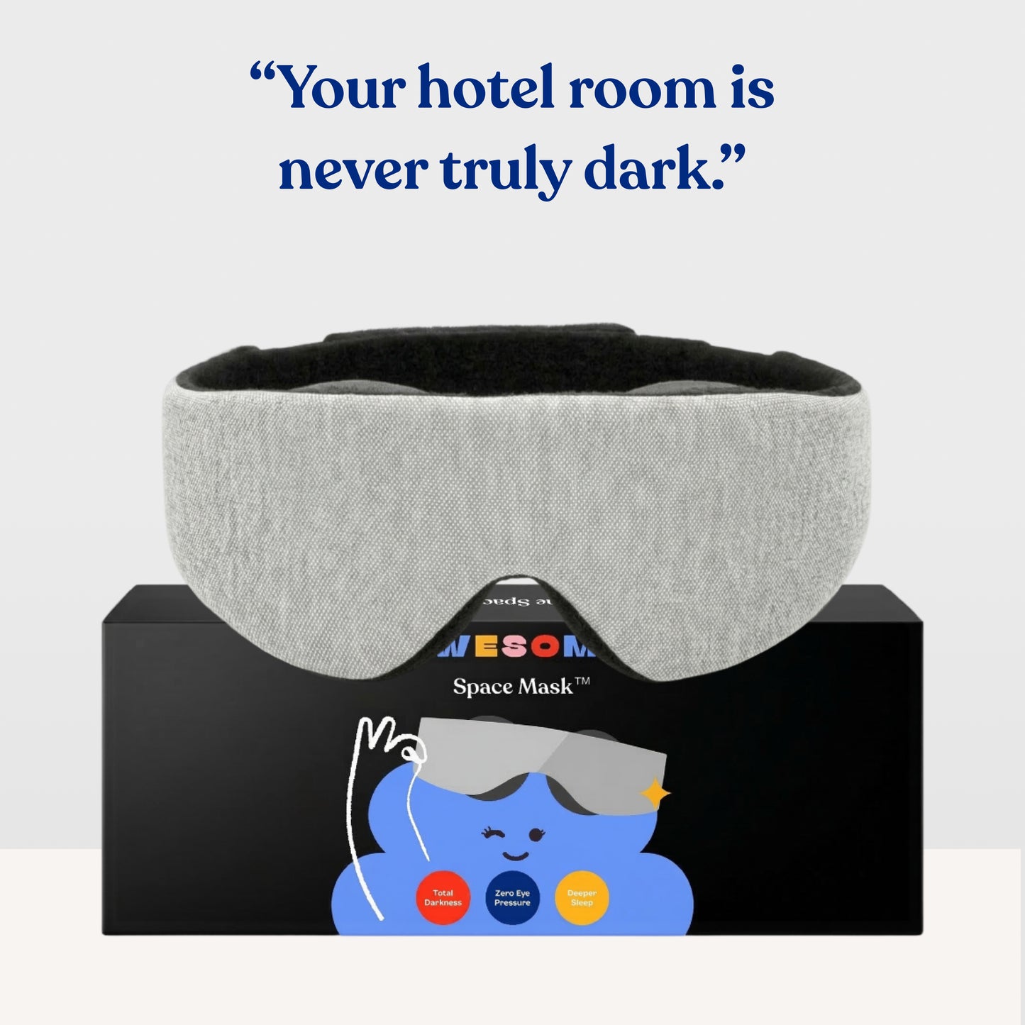 100% Blackout Sleeping Eye Mask