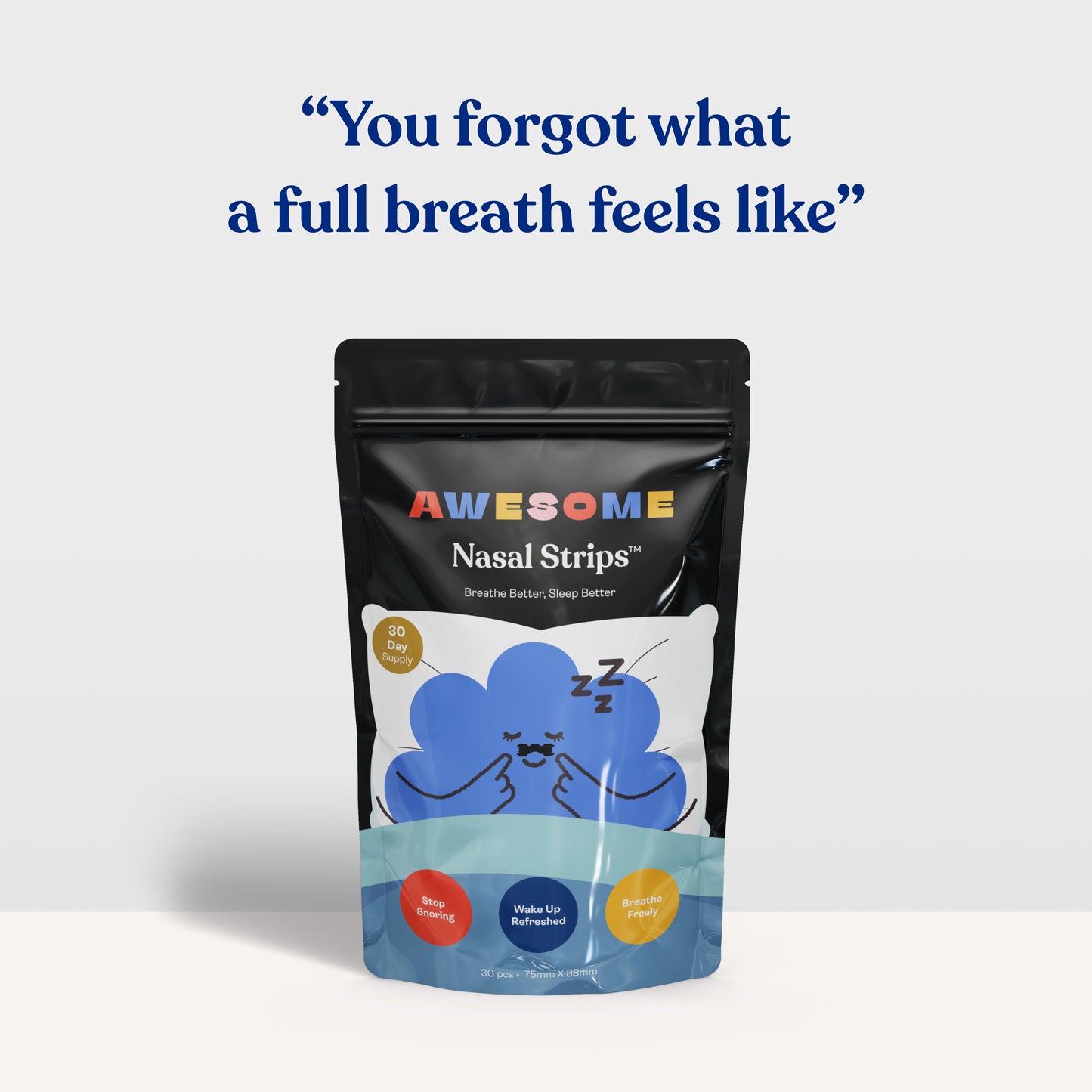 Nasal Strips for Breathing Congestion Relief